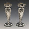 1905 British antique sterling silver vase vase pair 84g Henry Williams